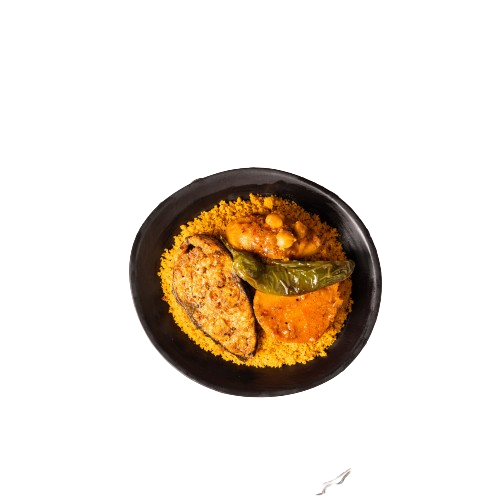 [vente 100] Couscous au POISSON & LEGUMES 