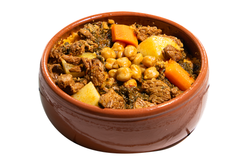Couscous  émincé de boeuf 100g (sauce berbère)